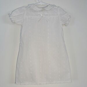 Vintage Embroidered Baby Eyelet Dress